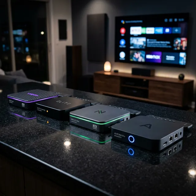Boxes Android para IPTV — diferentes modelos e formatos