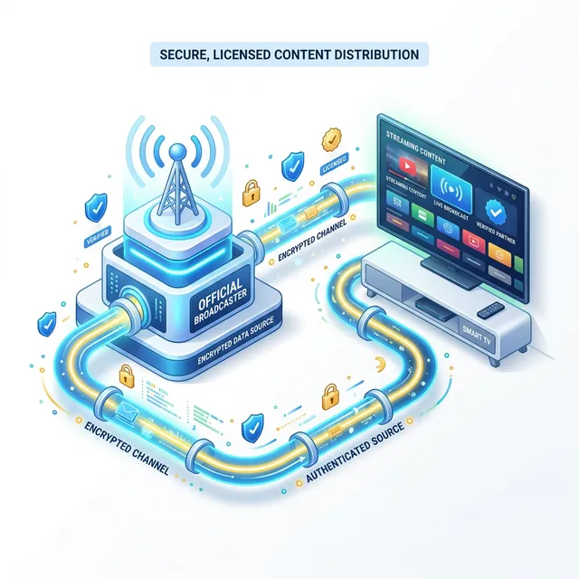 Como funciona o IPTV — servidor, internet, dispositivo e app